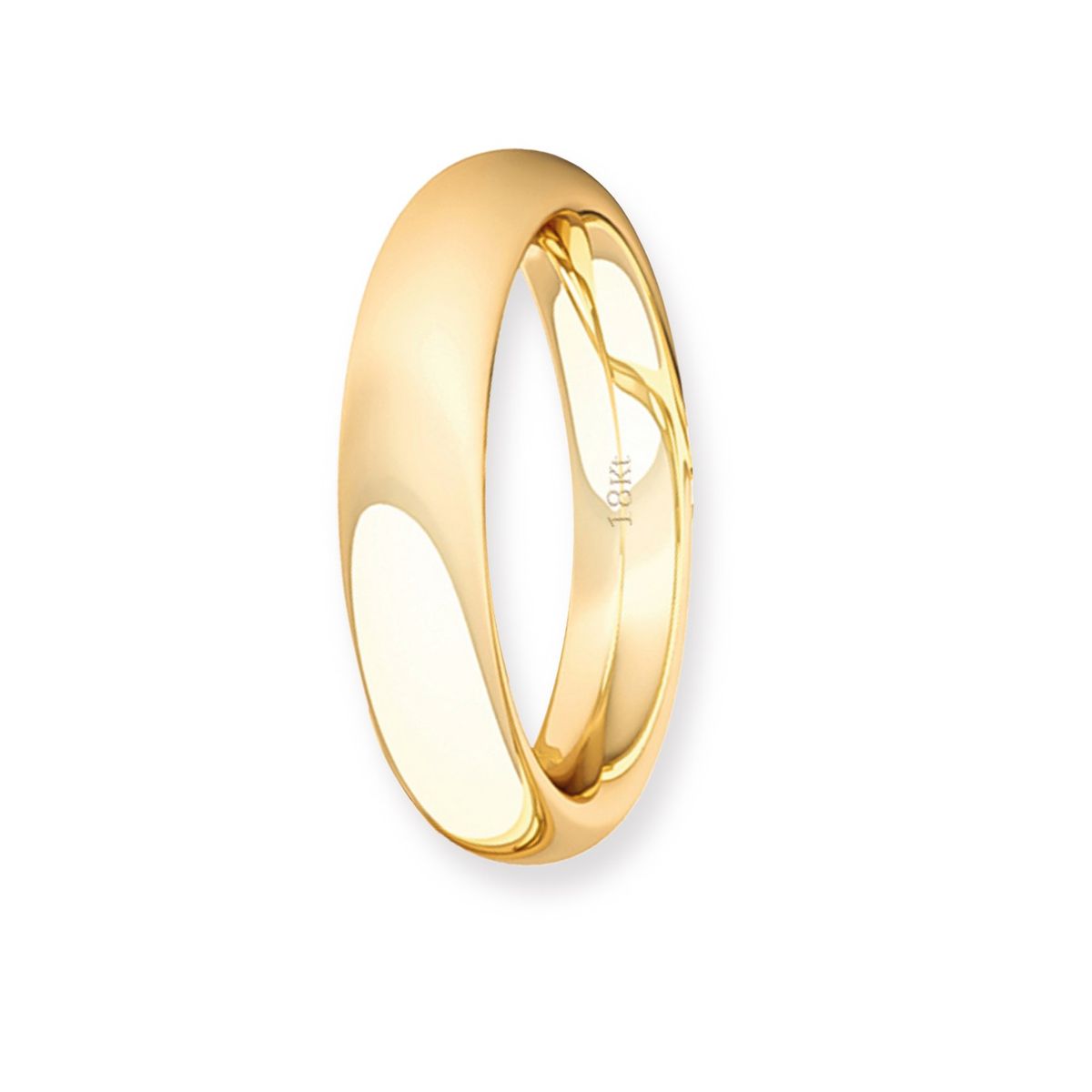 JB JOYAS BARON - Argolla Matrimonio de Oro Amarillo 18kt Inglés Garda Ergofit de 3,5mm