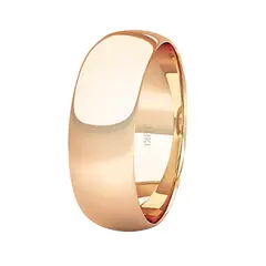JB JOYAS BARON - Argolla Matrimonio de Oro Miel 18kt Inglés Argos de 5,0mm