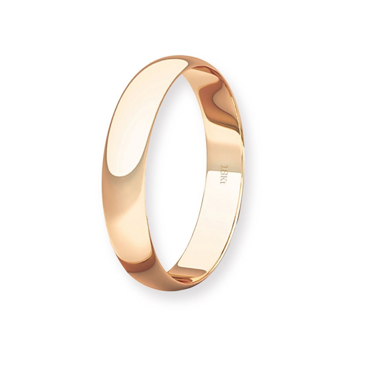 JB JOYAS BARON - Argolla Matrimonio de Oro Miel 18kt Inglés Bari de 3,0mm