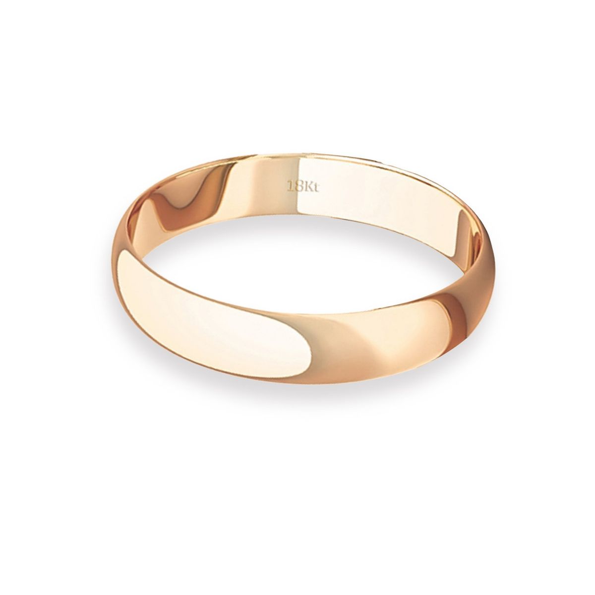 JB JOYAS BARON - Argolla Matrimonio de Oro Miel 18kt Inglés Bari de 3,0mm