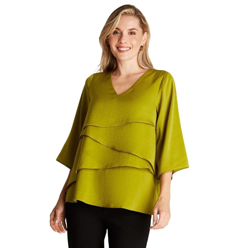 LORENZO DI PONTTI - Blusa Verde Pistacho Manga 3,4 LORENZO DI PONTTI