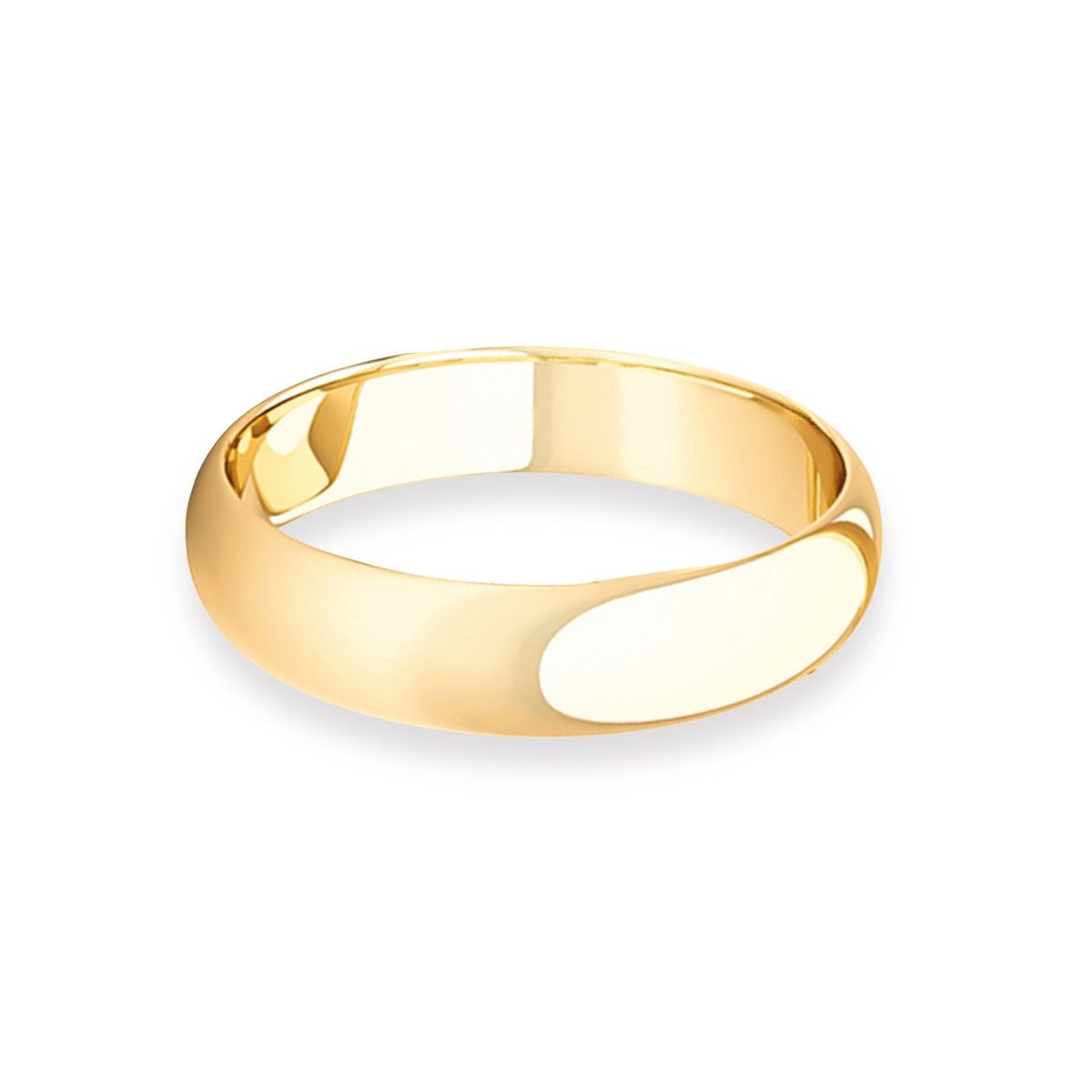 JB JOYAS BARON - Argolla Matrimonio de Oro Amarillo 18kt Inglés Venecia de 3,5mm