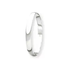 JB JOYAS BARON - Argolla Matrimonio Ilusión de Oro Blanco 18kt Inglés Verona de 2,0mm