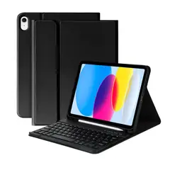 JOIGO - Funda Con Teclado Español Para iPad Air 13 M2 2024 Negro