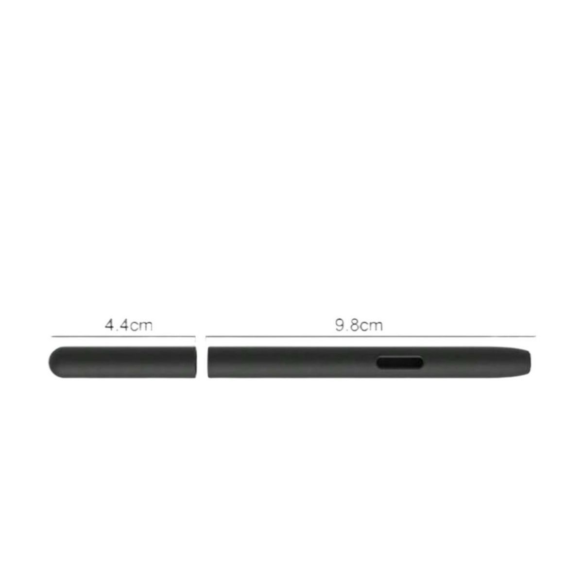 GENERICO - Protector Funda Silicona Para Lápiz S Pen S9 S9 Fe S9+ S9fe+ Negro