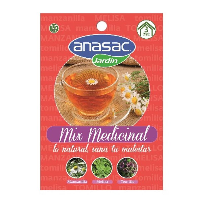 ANASAC - Semillas Mix Medicinales 15 Gr