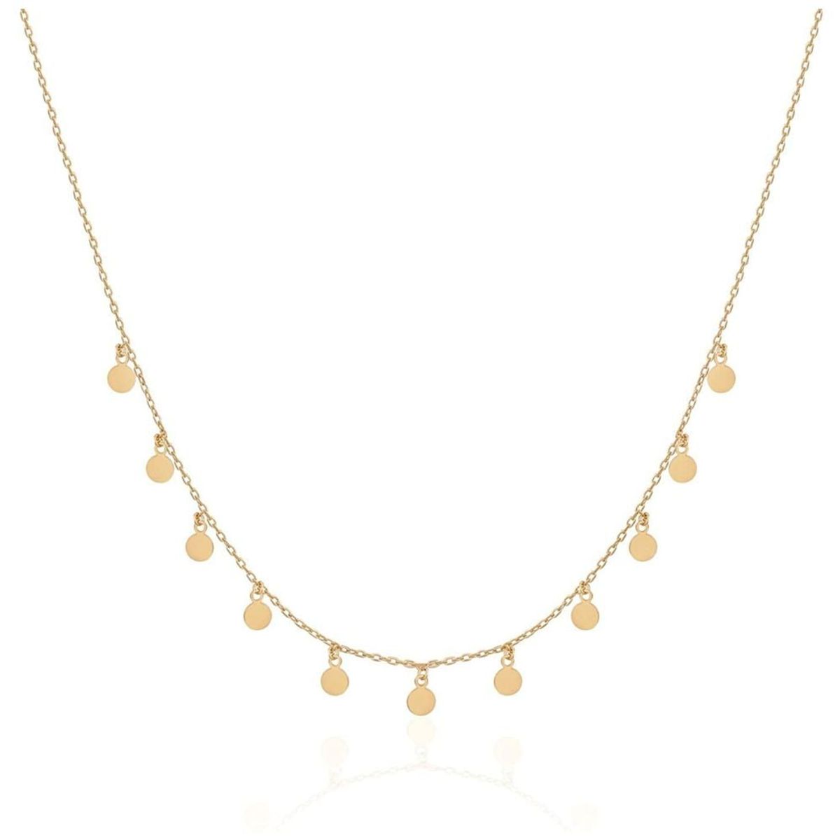MABELITA - Collar De Plata Con Baño De Oro Minimedallas