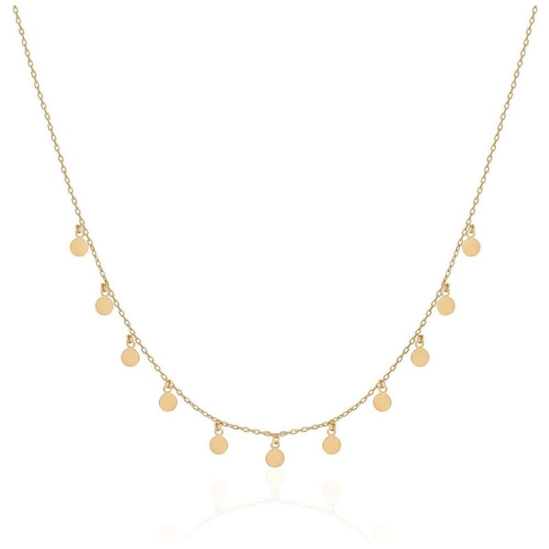 MABELITA - Collar De Plata Con Baño De Oro Minimedallas
