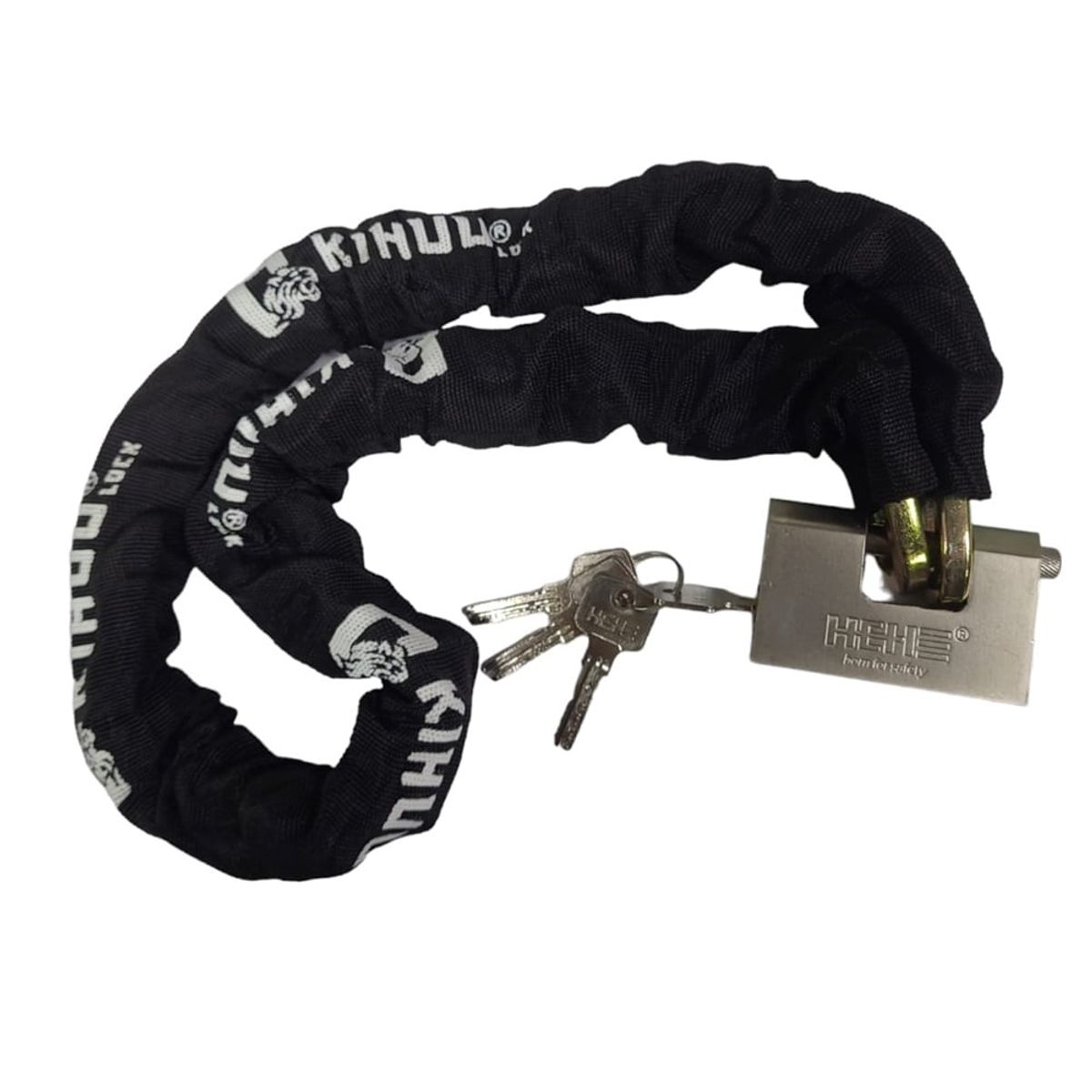GENERICO - Cadena Seguridad Antirrobo C-candado Moto-bici Anti-napoleón