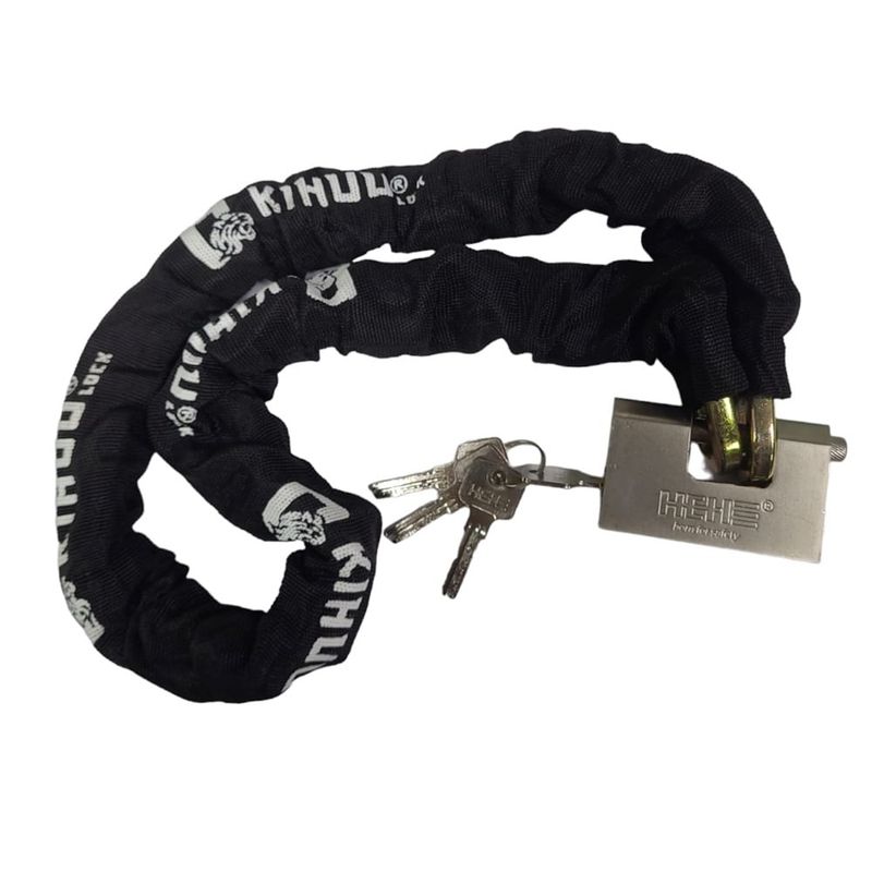 GENERICO - Cadena Seguridad Antirrobo C-candado Moto-bici Anti-napoleón