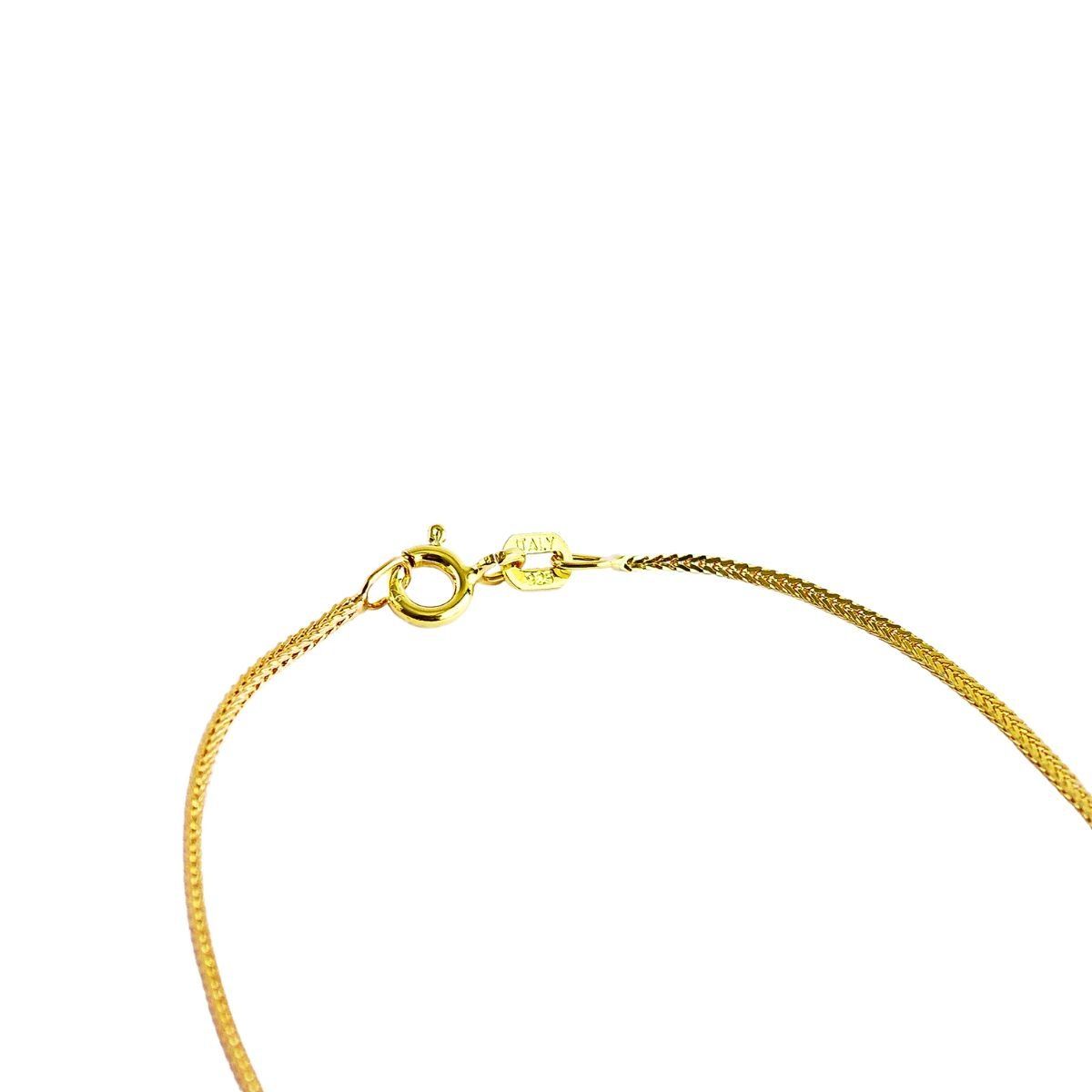 MABELITA - Collar De Plata Con Baño De Oro Espiga