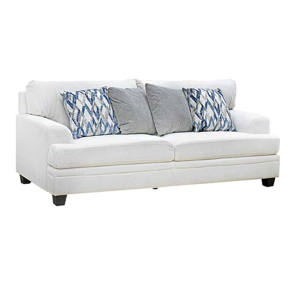 MSA MUEBLES SANTA ANA - Sofá 3 Cuerpos David White (235 x 95 x 90 cm)