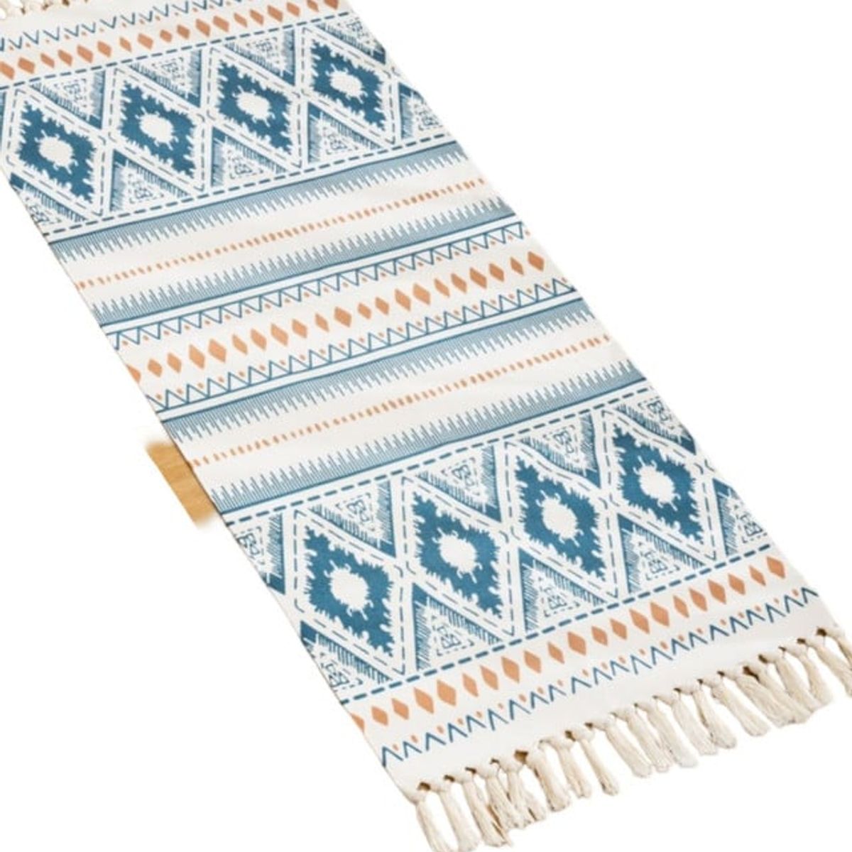 GENERICO - BAJADA DE CAMA ALFOMBRA DE LINO 60 X 130 CM