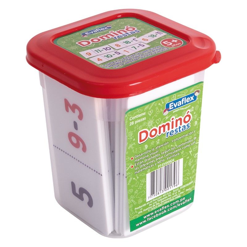 EVAFLEX - DOMINÓ DE RESTAS EVAFLEX
