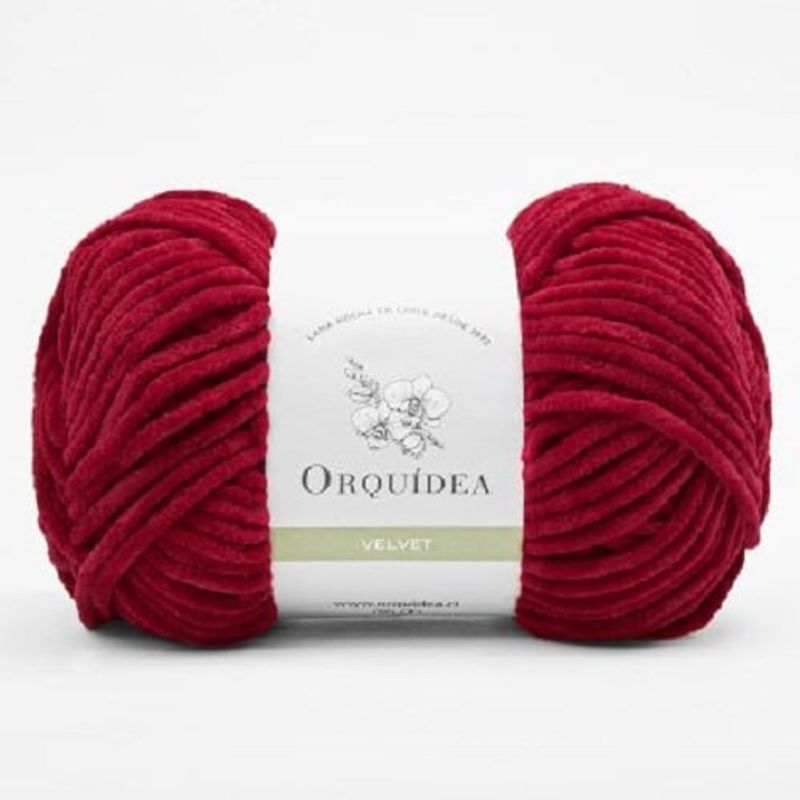GENERICO - Lana Velvet Orquidea 100grs. - Rojo 13