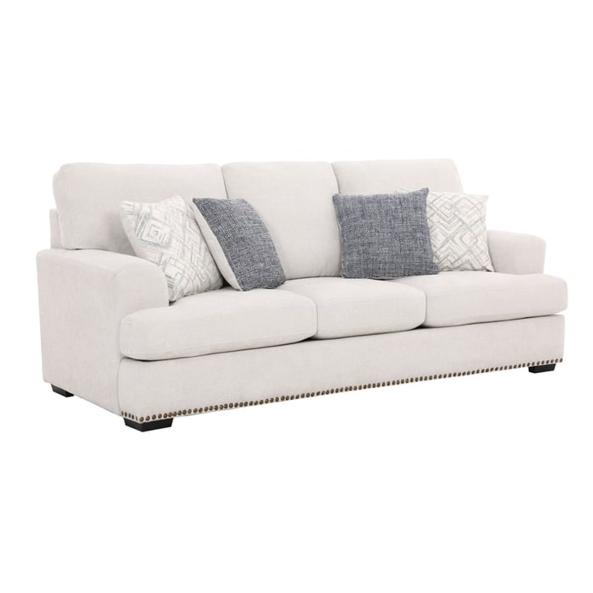 MSA MUEBLES SANTA ANA - Sofá 3 Cuerpos Emily (235 x 95 x 90 cm)