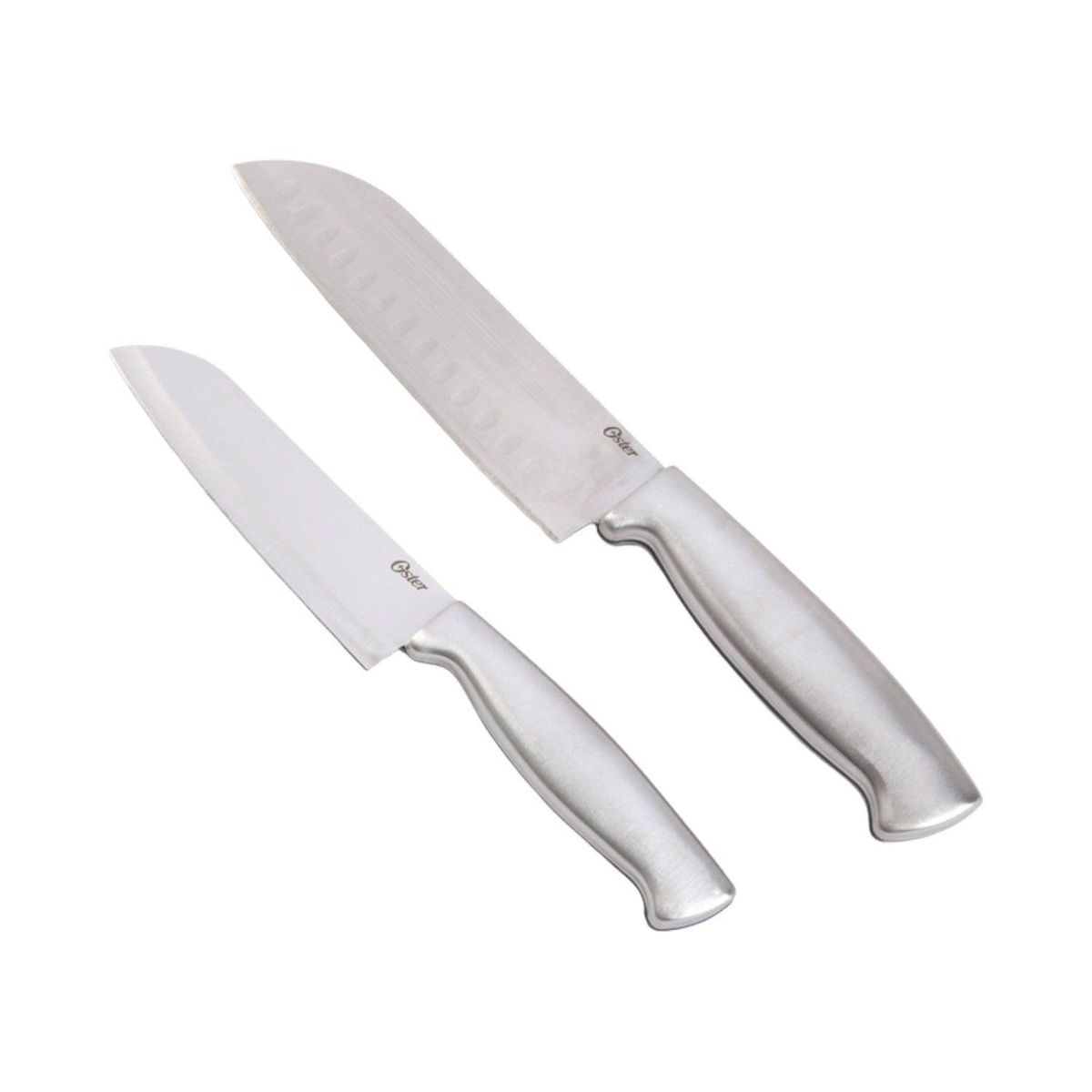 OSTER - Set Cuchillos Santoku acero inox 2 piezas Edgefield Oster