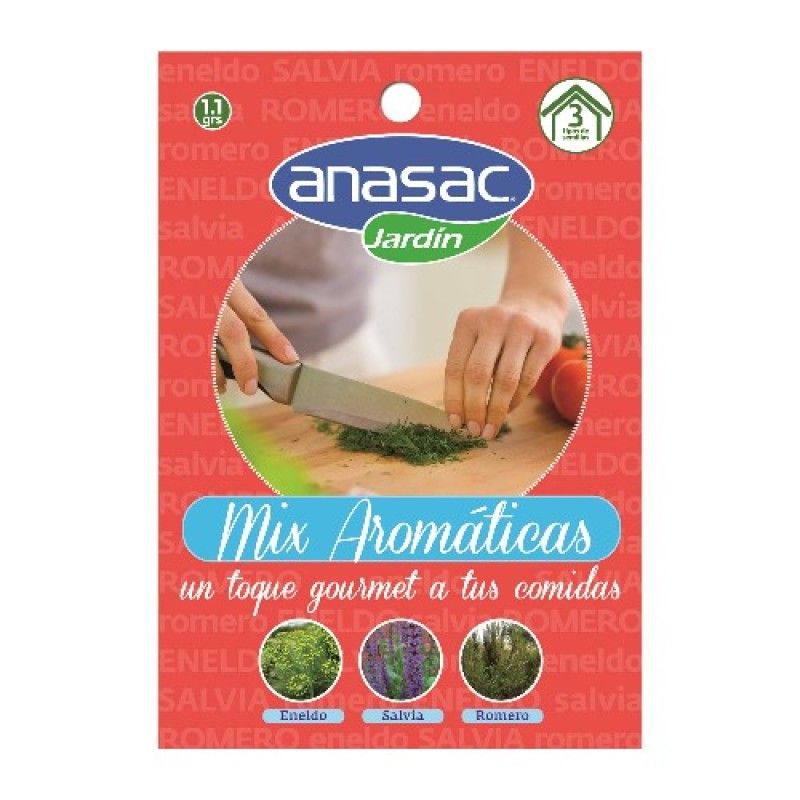 ANASAC - Semillas Mix Aromáticas 11 Gr