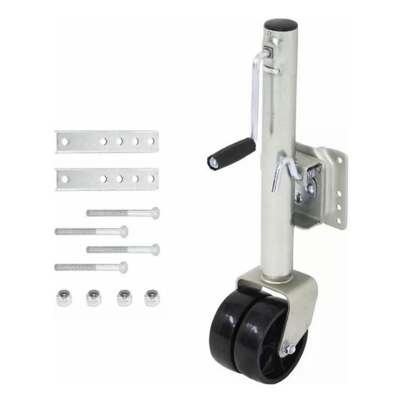 U BUY - Pata Carro Arrastre Rueda Maniobrable Enganche