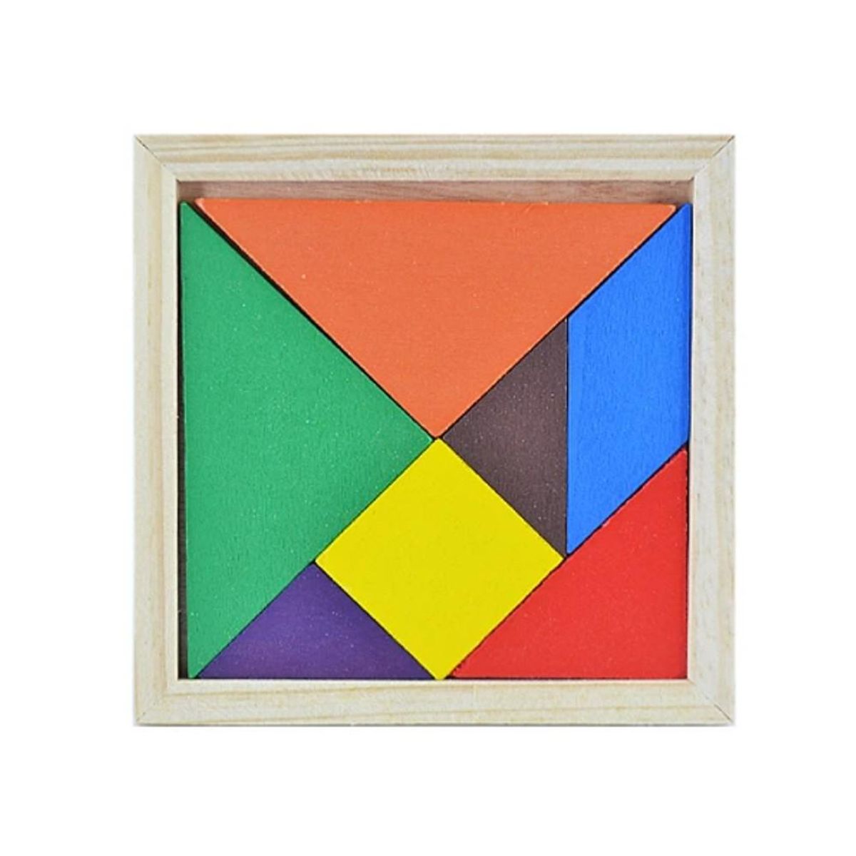 TOLIPA - Tangram pequeño 10 cm Didáctico Niñas Niños