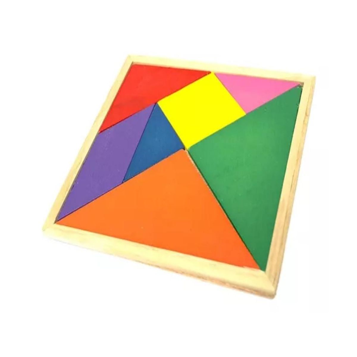 TOLIPA - Tangram pequeño 10 cm Didáctico Niñas Niños