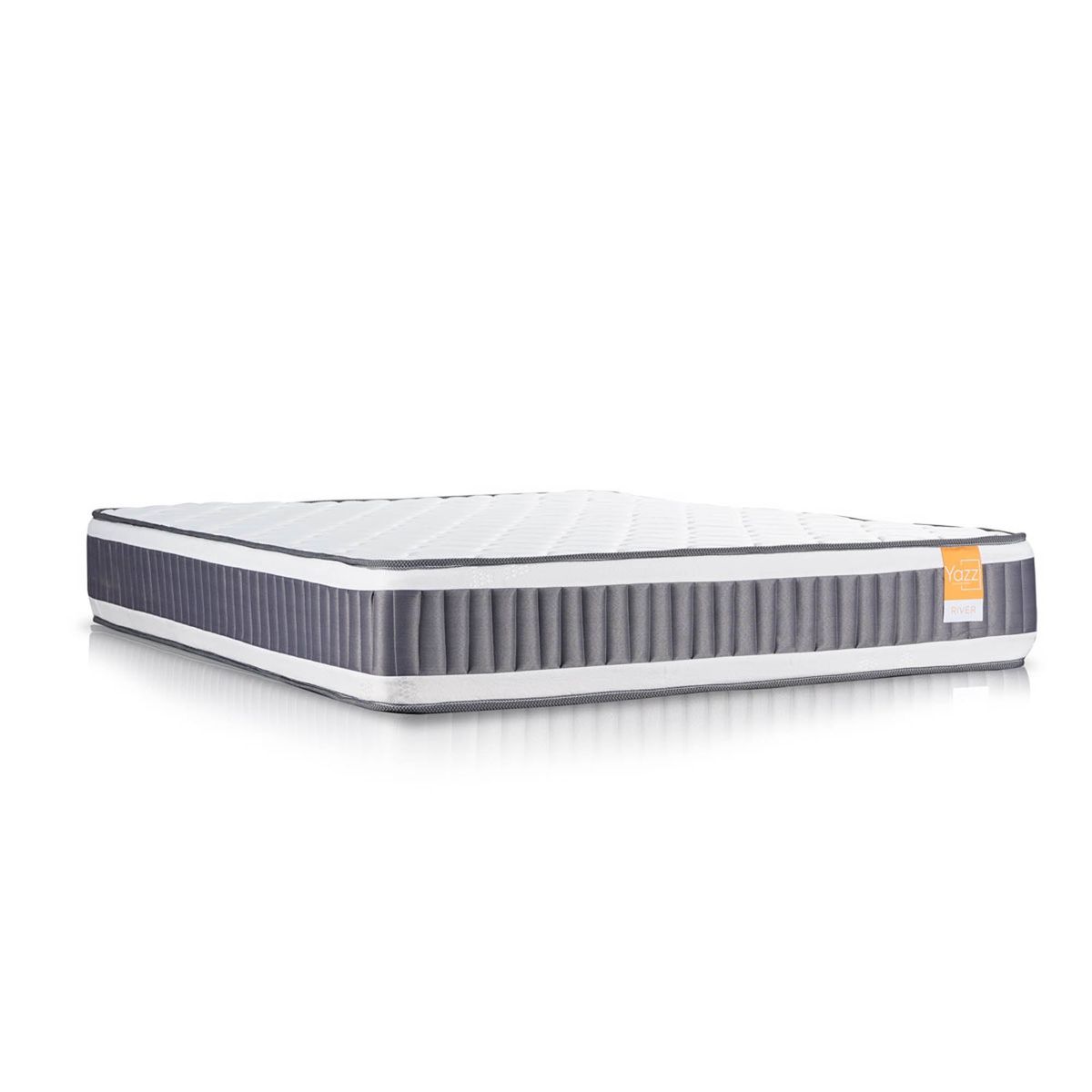 YAZZ - Colchón River 2 Plazas Resortes Bonnel Plus 150x200cm Alta Densidad