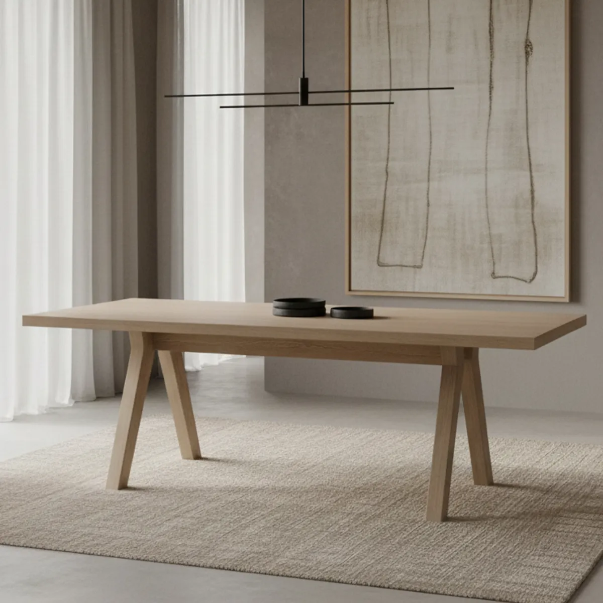 MILK - Mesa Comedor Congo Natural