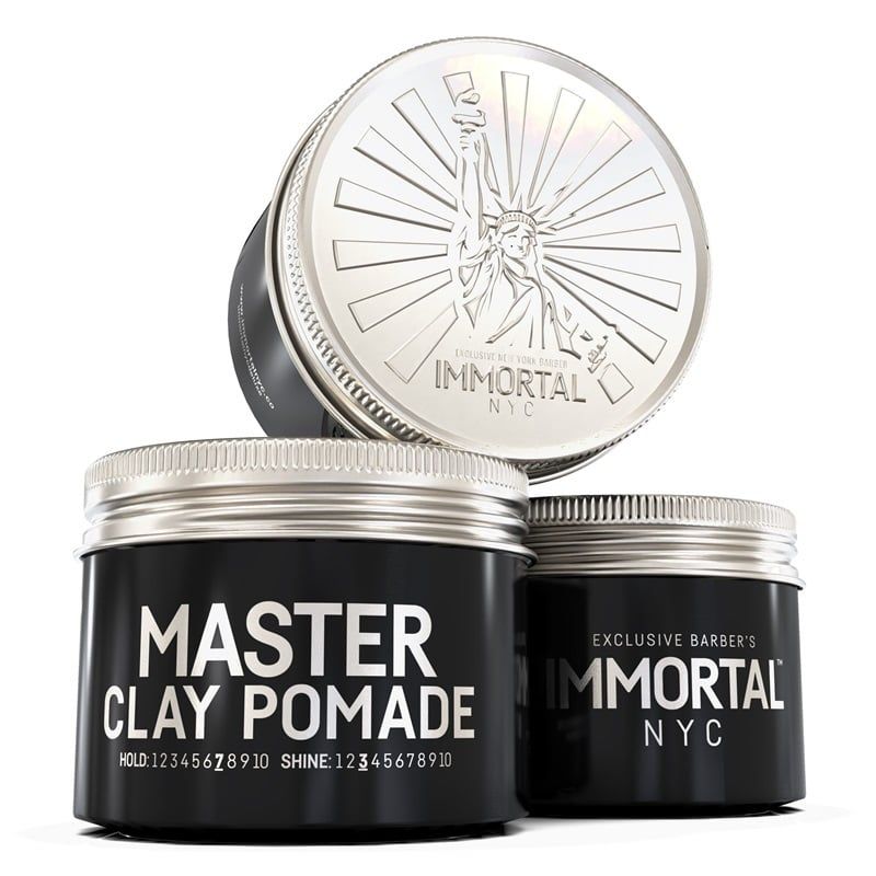 IMMORTAL INFUSE - Cera Immortal  Master Clay 100ml Pomada de Peinar