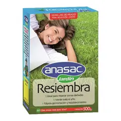 ANASAC - Semilla Pasto Mezcla Resiembra 500 g