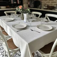 Mantel Rústico Beige Claro 180x320