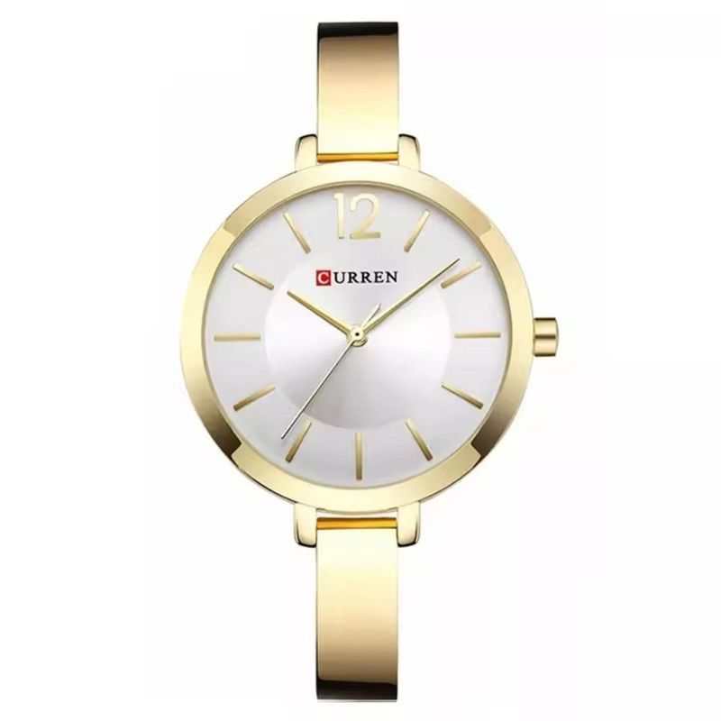 CURREN - Reloj Curren original análogo mujer de lujo con tecnología japonesa