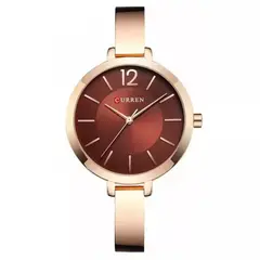 CURREN - Reloj original análogo mujer de lujo con tecnología japonesa