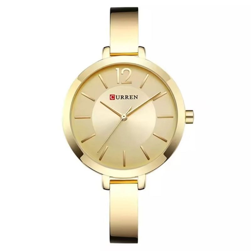 CURREN - Reloj Curren original análogo mujer de lujo con tecnología japonesa