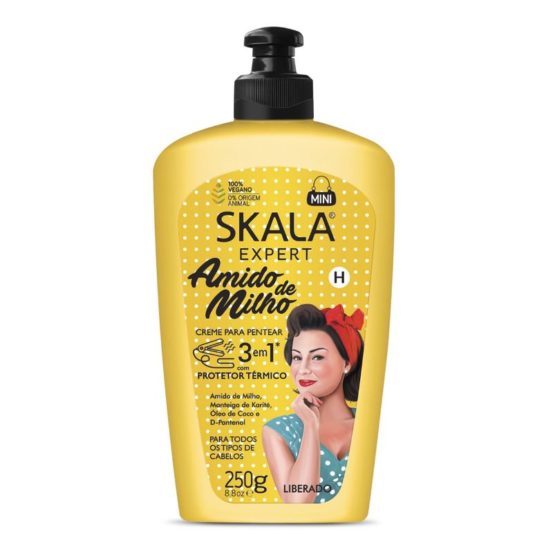 SKALA - CREMA PARA PEINAR 3EN1 ALMIDÓN DE MAIZ SKALA EXPERT 250 G