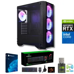 INTEL - Pc Gamer Core i5-12400F - 32GB RAM - RTX 4060 - 2TB - Wifi - P4MB