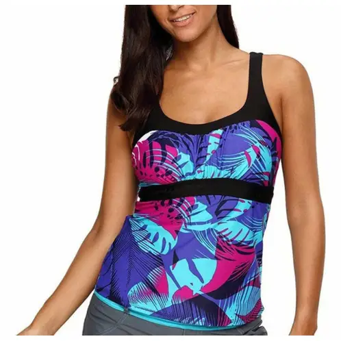 GLORIAHOON - Traje De Baño Top Tankini Sólo Parte De Arriba Vi