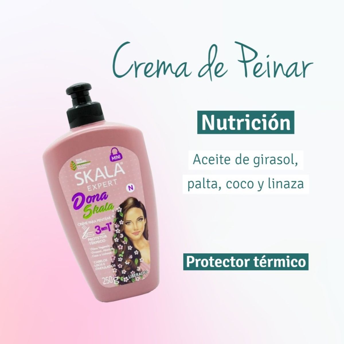 SKALA - CREMA PARA PEINAR 3EN1 DONA SKALA EXPERT 250 G