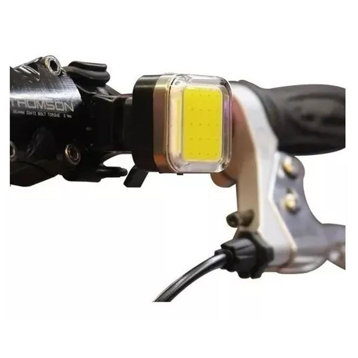 GENERICO - Pack Luces Led Trasera + Delantera Bici Recargable Usb 120lm