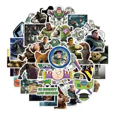 GARSIL - 50 Stickers Buzz Lightyear - Etiquetas Autoadhesivas