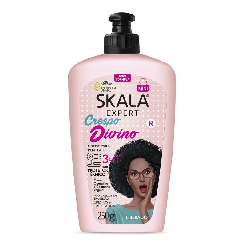 SKALA - Crema Para Peinar 3en1 Crespo Divino Skala Expert 250 G