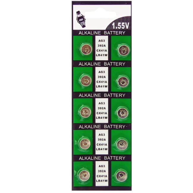 OEM - PILA AG-3 LR-41 SET X 10 PCS EN BLISTER