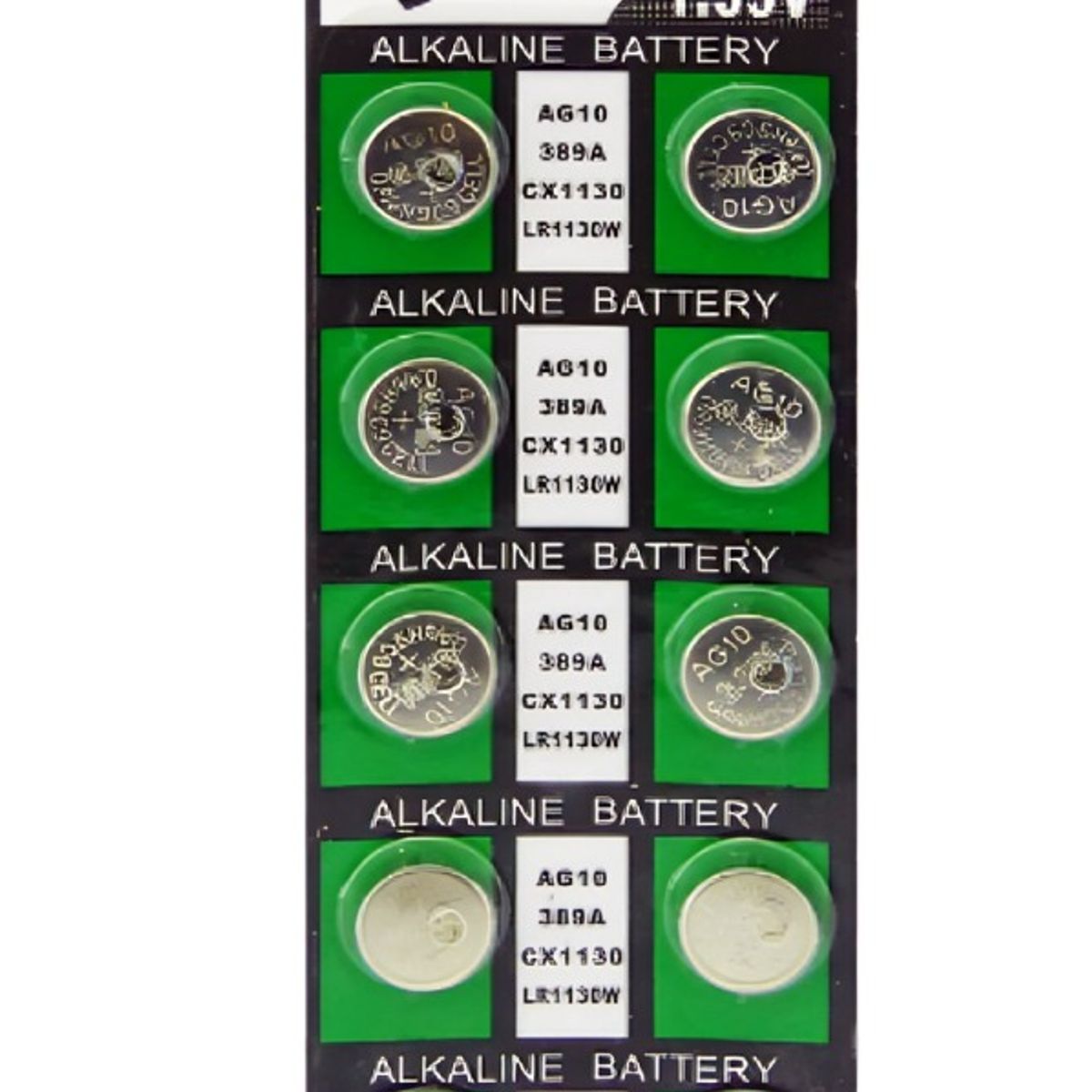 OEM - PILA AG-10 LR-1130 SET X 10 PCS EN BLISTER