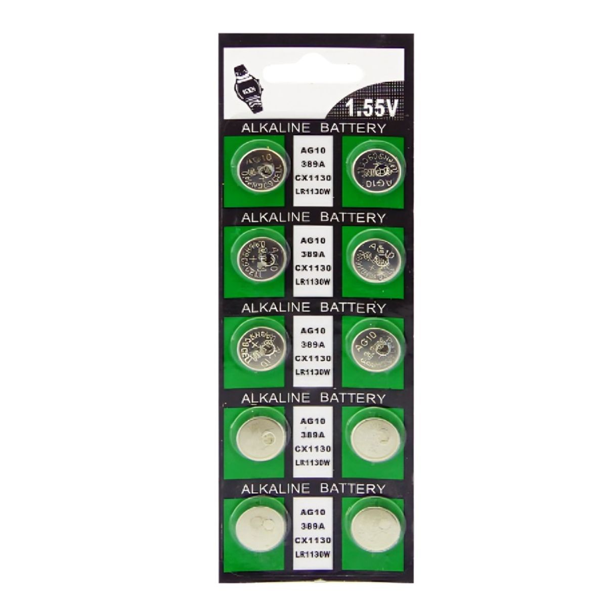 OEM - PILA AG-10 LR-1130 SET X 10 PCS EN BLISTER