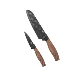 OSTER - Set Cuchillos Santoku acero inox 2 piezas Gunderson