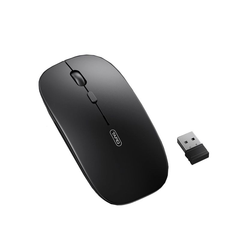 GENERICO - MOUSE Inalámbrico Bluetooth para Computadora Portátil-NEGRO