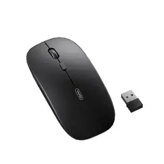 GENERICO - MOUSE Inalámbrico Bluetooth para Computadora Portátil-NEGRO