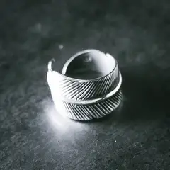 MALEVO JOYAS - Anillo de Plata Modelo Pluma