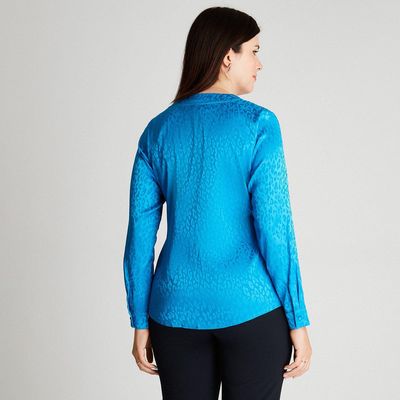 Imagen 2 del producto Blusa Celeste Cuello V