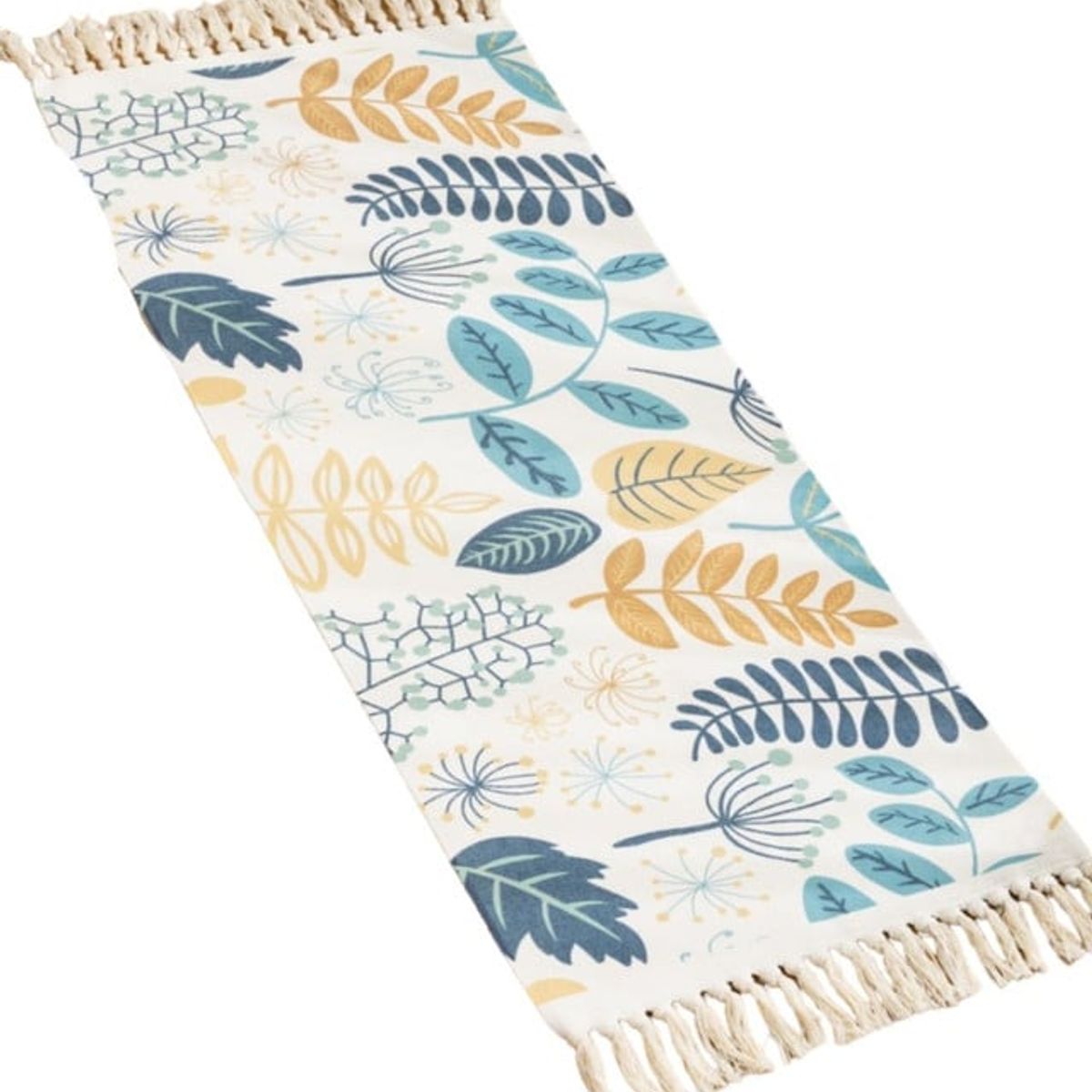 GENERICO - BAJADA DE CAMA O DE PASILLO MATERIAL DE LINO 60 X 130 CM