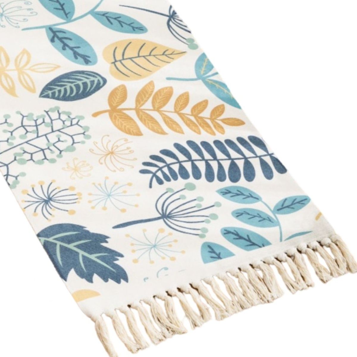 GENERICO - BAJADA DE CAMA O DE PASILLO MATERIAL DE LINO 60 X 130 CM